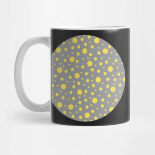 Polka Dot Illuminating Yellow / Ultimate Gray Mug